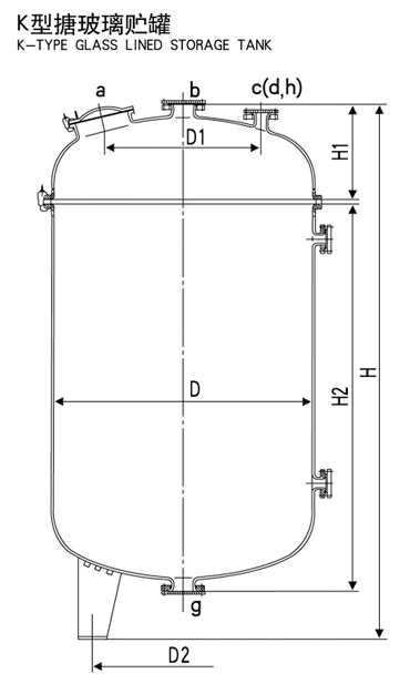 zk系列搪玻璃儲(chǔ)罐